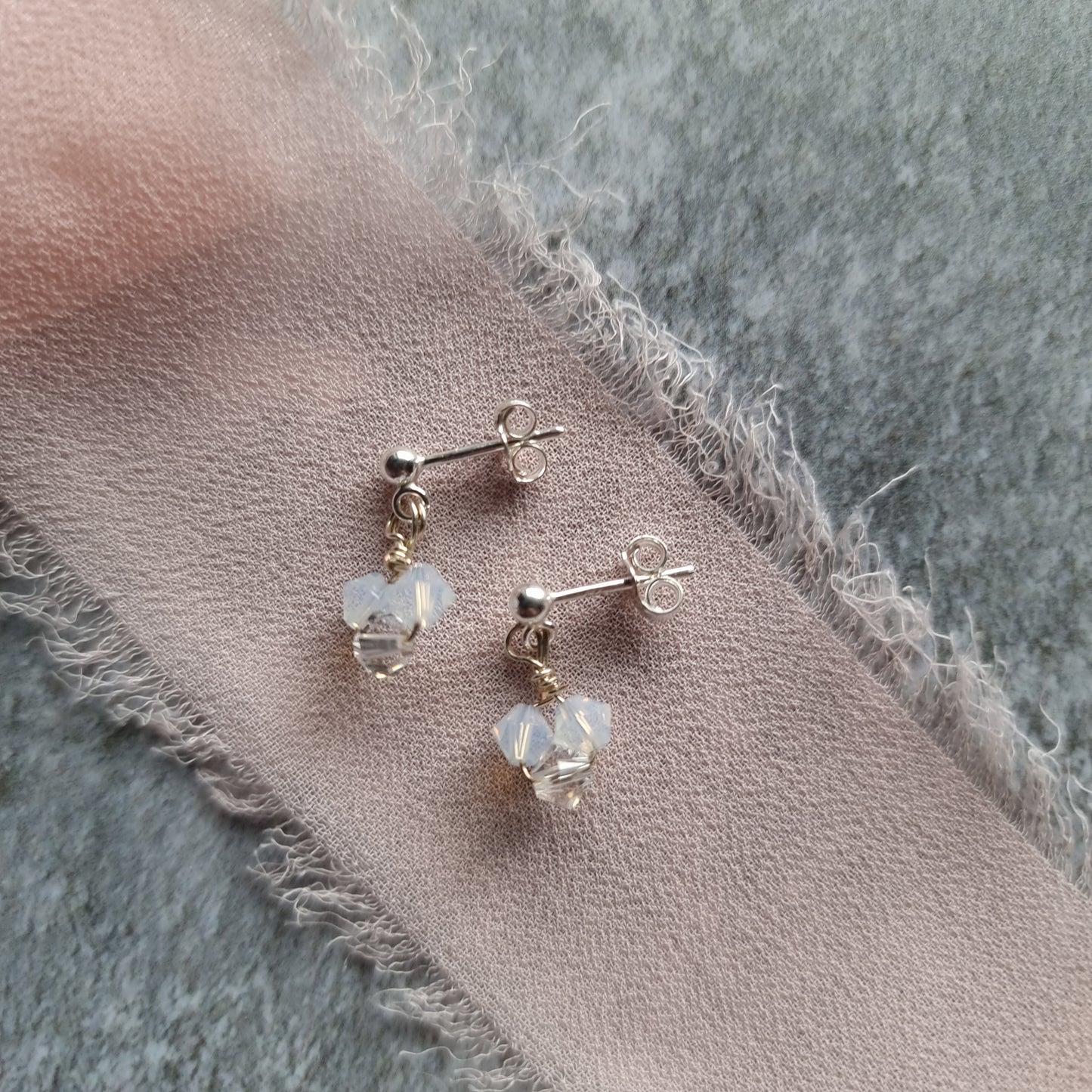 Opal Starpetal Earrings
