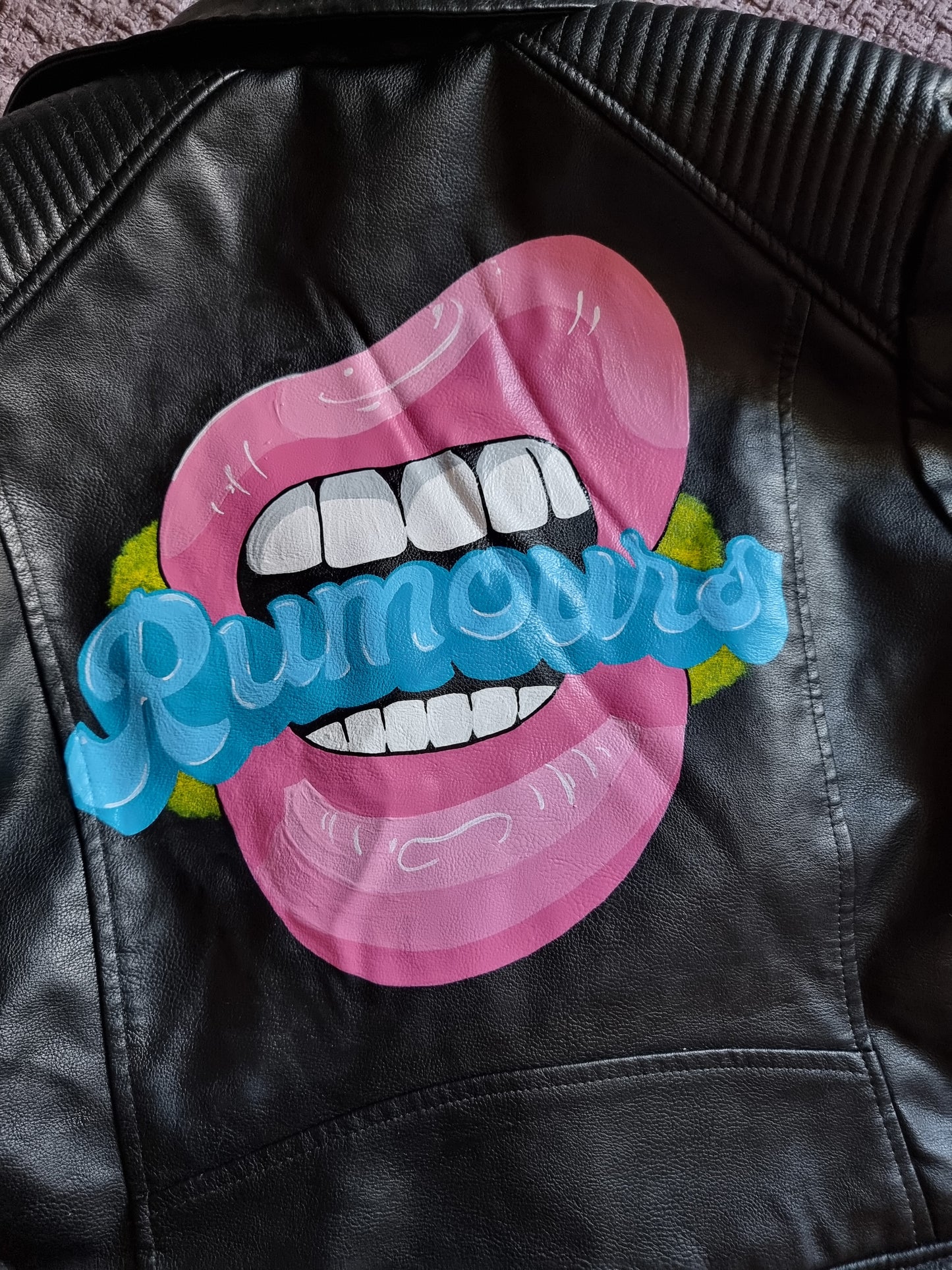 Custom Painted Jacket - Logo Design. For Business Owners Only