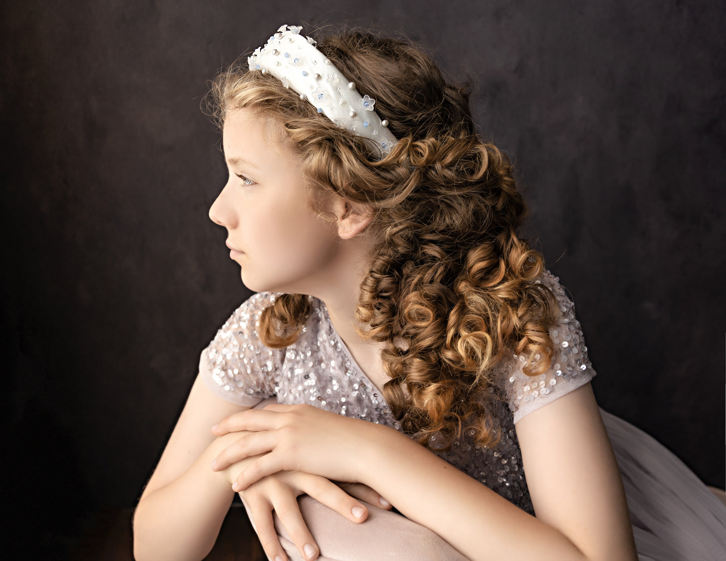 Forget Me Not Padded Headband